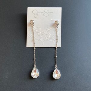 Jessica Simpon Silver Earings